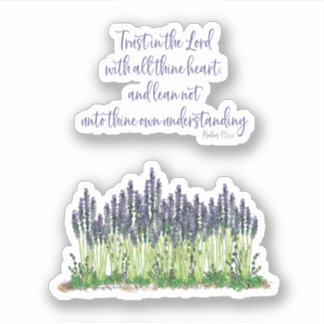 Lavender Garden Design. Aanmoediging van vers. Sticker