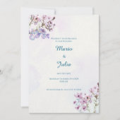 Lavender Garden Wedding Invitation Design (Devant)