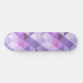  lavender Geometric Diamond Pattern Skateboard (Horizontaal)