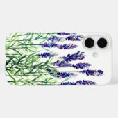 Lavender geschilderd met waterverven Case-Mate iPhone case (Achterkant (horizontaal))