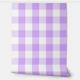 Lavender Gingham Behang