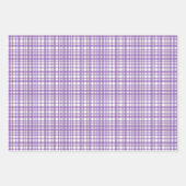 Lavender Gingham inpakpapier Vel (Voorkant 3)