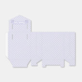 Lavender Gingham Pattern Hartelijk dank voor de pl Bedankdoosjes (Uitgevouwen)