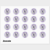 Lavender Gingham Private Essential Oils label (Vel)