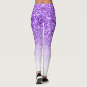Lavender Glitter Leggings (Achterkant)