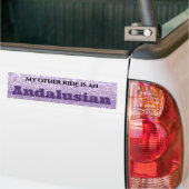 Lavender Glitter Personalized Bumpersticker (Op Truck)