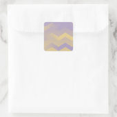 Lavender & Gold Chevron Envelope Stickers (Tas)