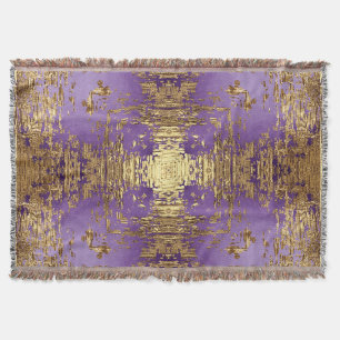 Lavender Gold Metallic Kaleidoscoop Drijvende Blan Deken