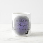 Lavender Golden Retriever Custom Mug with Name (Centre)