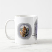 Lavender Golden Retriever Custom Mug with Name (Gauche)
