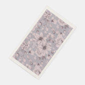 Lavender Grey Floral  Servet (Hoek)