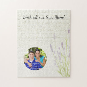 Lavender Groeiende Moederdag voor handschrift Legpuzzel