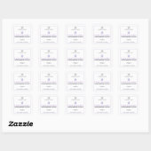 Lavender Handmade Soap Square Sticker (Vel)