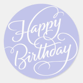 LAVENDER HAPPY BIRTHDAY | STICKER