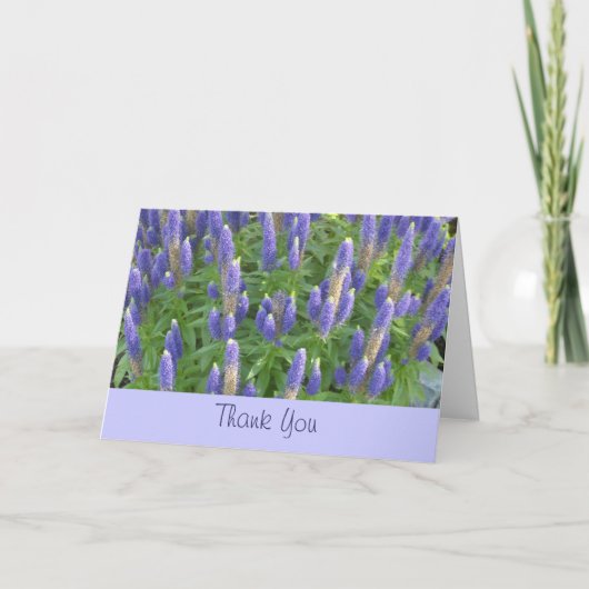 Lavender Hartelijk dank Bedankkaart (Voorkant)