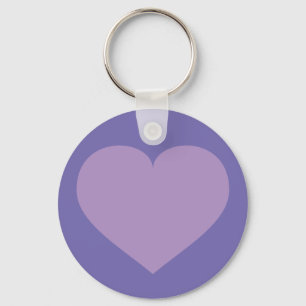 Lavender-hartkeyketen Sleutelhanger