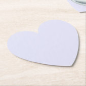 Lavender Heart Kartonnen Onderzetters (Gekanteld)