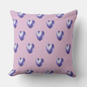 Lavender Hearts Buitenkussen