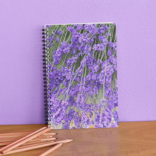 Lavender Herb Blooms Floral Notitieboek