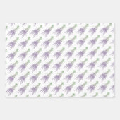 Lavender Herb Flower Bundle Patronen Inpakpapier Vel (Voorkant 3)