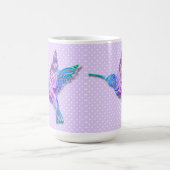Lavender Hummingbird Mug (Centre)