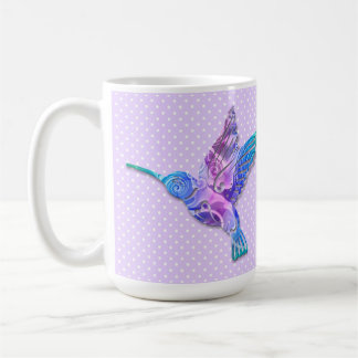 Lavender Hummingbird Mug