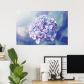 Lavender Hydrangea Poster (Thuiskantoor)
