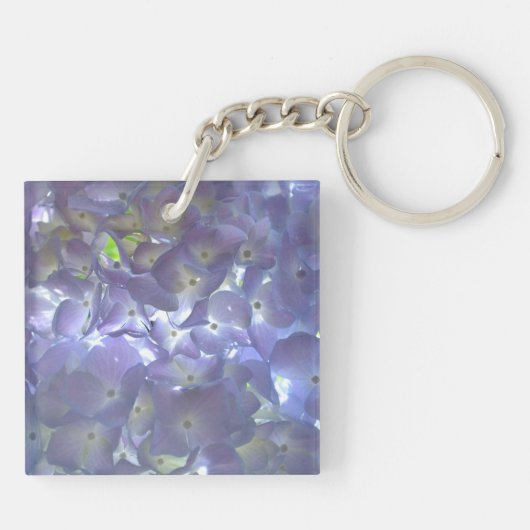 Lavender Hydrangeas beste moeder ooit Sleutelhanger (Achterkant)