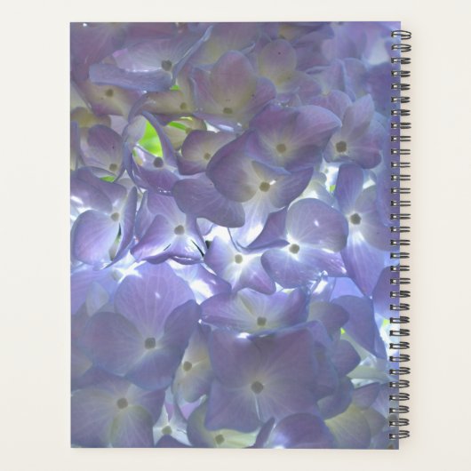 Lavender Hydrangeas mariage floral violet clair (Dos)