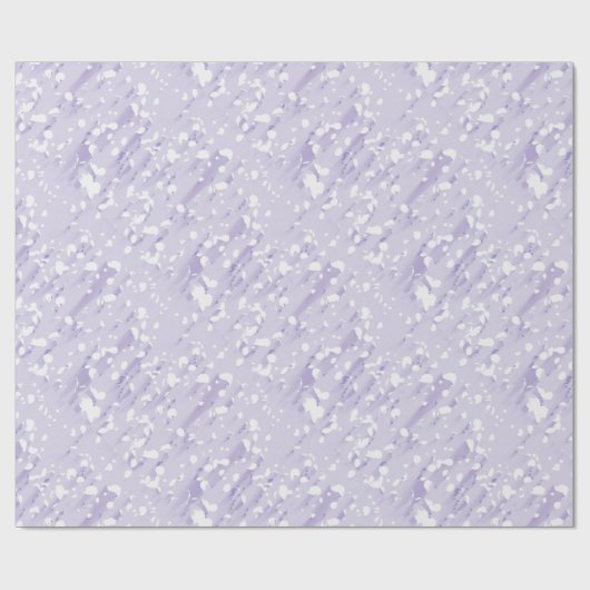Lavender Ice Wedding Wrapping Paper Cadeaupapier (Vlak)