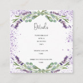 Lavender Informatiekaartje (Voorkant)