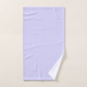 Lavender Initiales Ensemble de serviettes de bain (Serviette à main)
