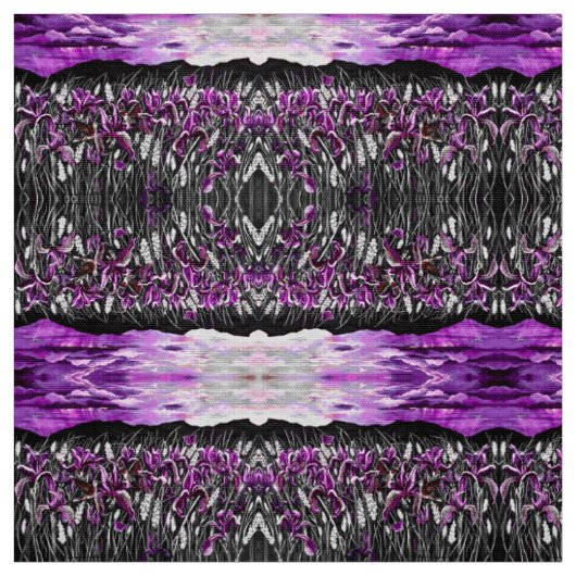 Lavender Iris Storm Stof (Swatch)