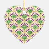 Lavender Keramisch Ornament (Achterkant)