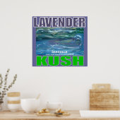 LAVENDER KUSH POSTER (Keuken)
