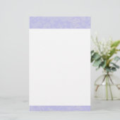 Lavender Lace Border Briefpapier (Staand voorkant)