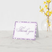 Lavender Lace Hartelijk dank! Kaart (Gele Bloem)