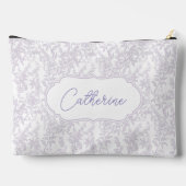 Lavender Lace Pattern Name Script Etui (Achterkant)