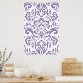 Lavender Lace Regency Gallery Wedding Poster 2 (Cuisine)