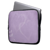 Lavender laptop sleeve (Voorkant Links)