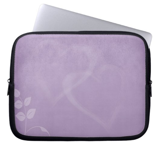 Lavender laptop sleeve (Voorkant)