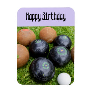 Lavender Lawn Bowls, Flexible Magnet Magneet