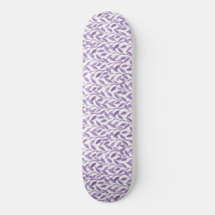 Lavender Leaves Skateboard