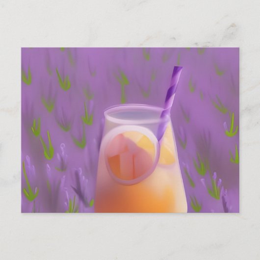 Lavender Lemonade Briefkaart (Voorkant)