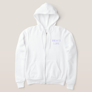 Lavender Lighthouse Sweat - shirt à capuche zippé