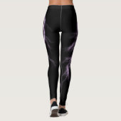 Lavender Lightning Strikes Spandex Leggings (Dos)