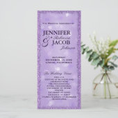 Lavender Lights Trouwprogramma Programma (Staand voorkant)