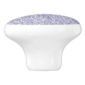 Lavender Lila Paars Glitter  Keramische Knop (Zijkant)