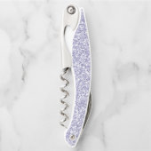 Lavender Lila Paars Glitter Kurkentrekker (Voorkant)