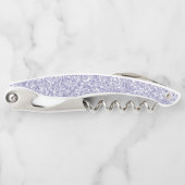 Lavender Lila Paars Glitter Kurkentrekker (Voorkant)